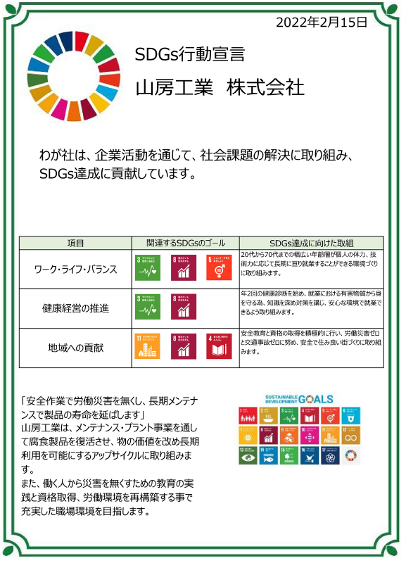 SDGs行動宣言